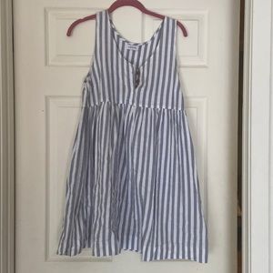 Legoe heritage striped blue and white dress
